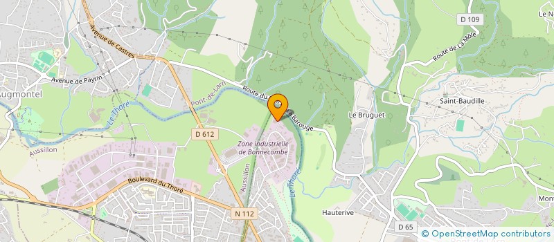 localisation de l'entreprise SOCIETE MAZAMETAINE DE TEINTURES à MAZAMET