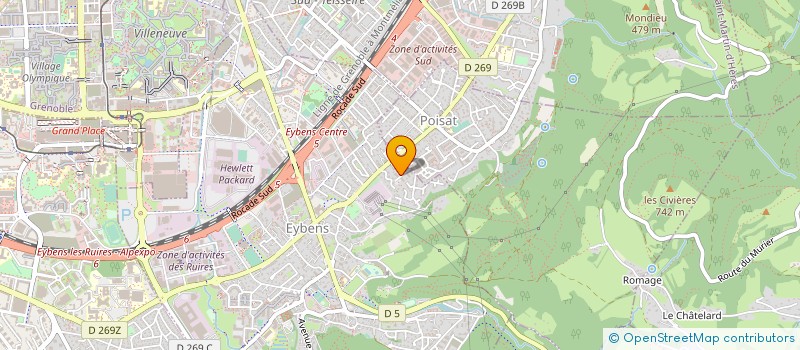 localisation de l'entreprise SOCIETE MAZZILLI RAVALEMENT  EYBENS