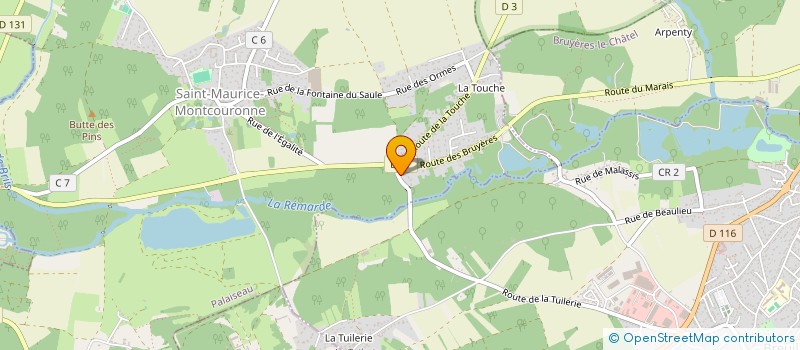 localisation de l'entreprise SOCIETE MB à SAINT-MAURICE-MONTCOURONNE