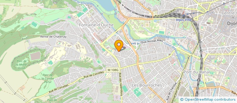 localisation de l'entreprise SOCIETE MCI à DIJON