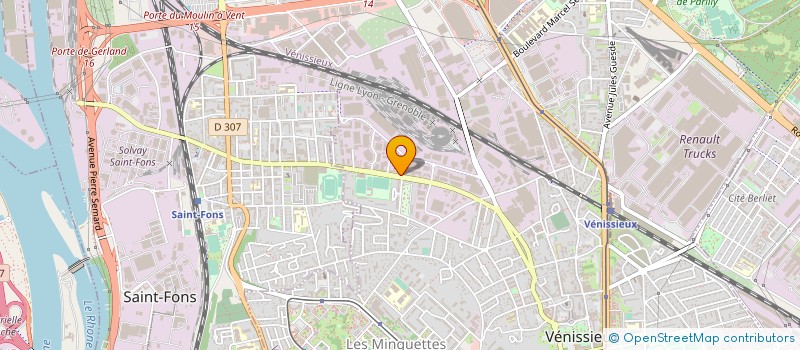 localisation de l'entreprise SOCIETE MECABATI MECANIQUE GLE  VENISSIEUX