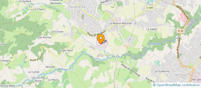 localisation de l'entreprise SOCIETE MECANIQUE ALLOUCHE  VAUGNERAY