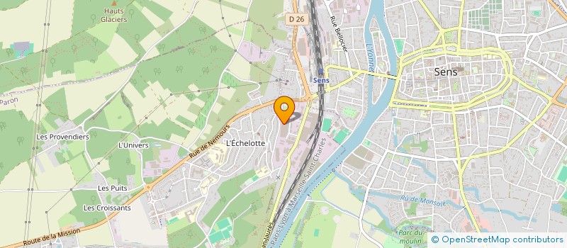 localisation de l'entreprise SOCIETE MECANIQUE DE L YONNE à PARON