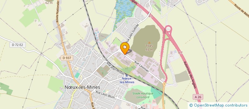 localisation de l'entreprise SOCIETE MECANIQUE DE LA GOHELLE à NŒUX-LES-MINES