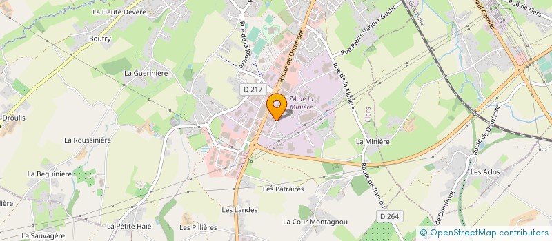 localisation de l'entreprise SOCIETE MECANIQUE DE PRECISION à FLERS