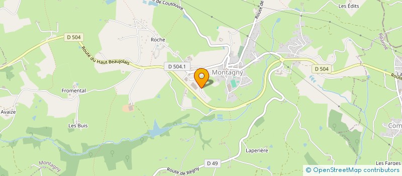 localisation de l'entreprise SOCIETE MECANIQUE ENTRETIEN FORESTIER à MONTAGNY