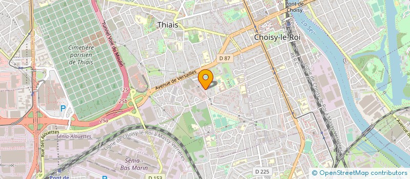 localisation de l'entreprise SOCIETE MECANIQUE GENERALE DE VITRY à THIAIS