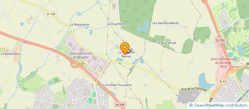 localisation de l'entreprise SOCIETE MECANIQUE INDUSTRIELLE CHOLETAISE à LA SEGUINIERE