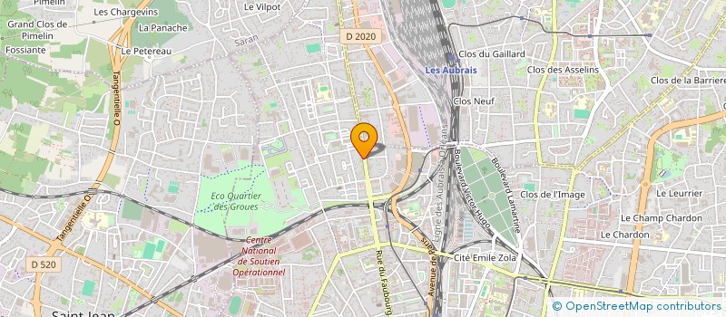localisation de l'entreprise SOCIETE MECANIQUE MAINTENANCE MACHINES à ORLEANS