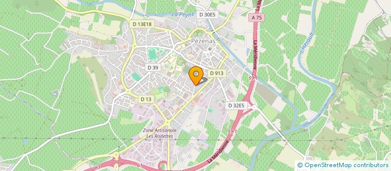 localisation de l'entreprise SOCIETE MECANIQUE PISCENOISE SMP à PEZENAS