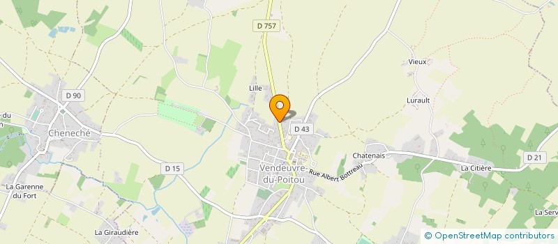 localisation de l'entreprise SOCIETE MECAPOL à SAINT-MARTIN-LA-PALLU