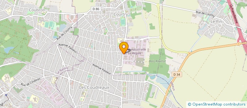localisation de l'entreprise SOCIETE MECAPRE à COURTRY