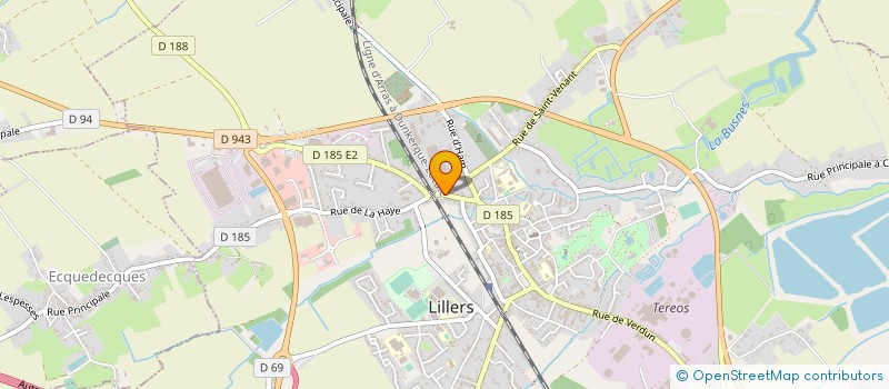 localisation de l'entreprise SOCIETE MECATEL à LILLERS