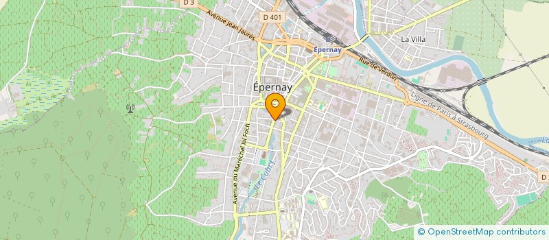 localisation de l'entreprise SOCIETE MEDELITHE  EPERNAY