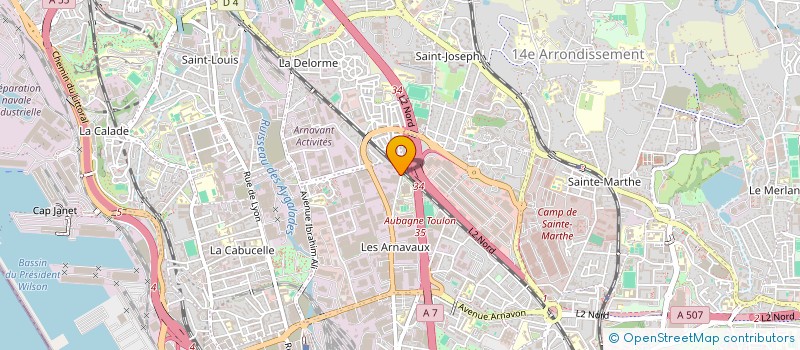 localisation de l'entreprise SOCIETE MEDITERRANEENE CAPPINEDE  MARSEILLE