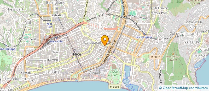 localisation de l'entreprise SOCIETE MEDITERRANEENNE D'ELECTRICITE à NICE