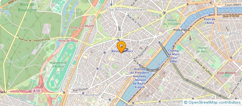 localisation de l'entreprise SOCIETE MEDITERRANEENNE DE LOISIRS, ETUDES ET SERVICES  PARIS