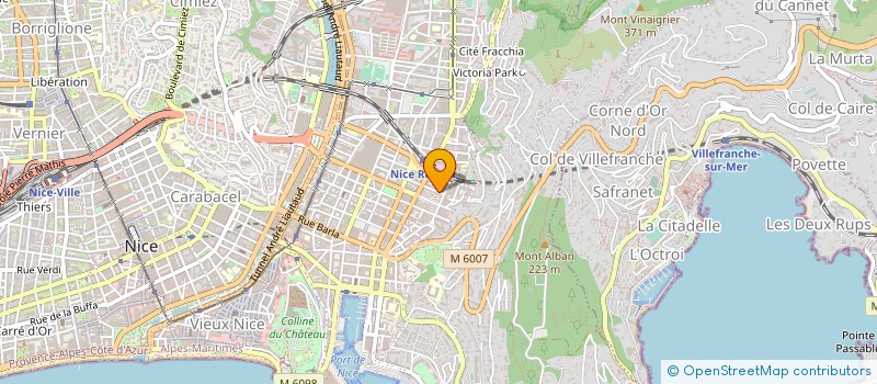 localisation de l'entreprise SOCIETE MEDITERRANEENNE DE SANITAIRE ET CHAUFFAGE DE LA COTE D'AZUR à NICE