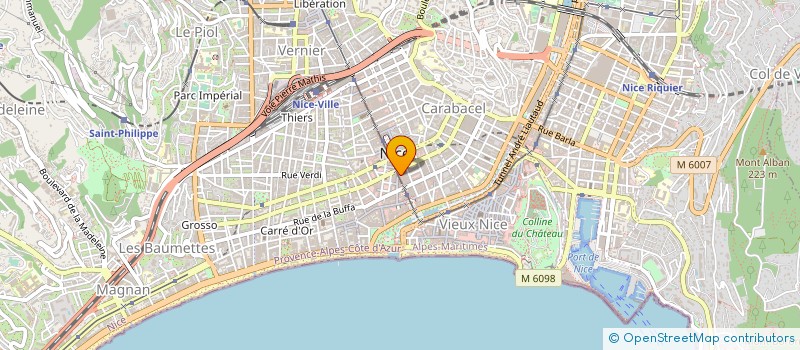 localisation de l'entreprise SOCIETE MEDITERRANEENNE DE TRAVAUX DU BATIMENT à NICE