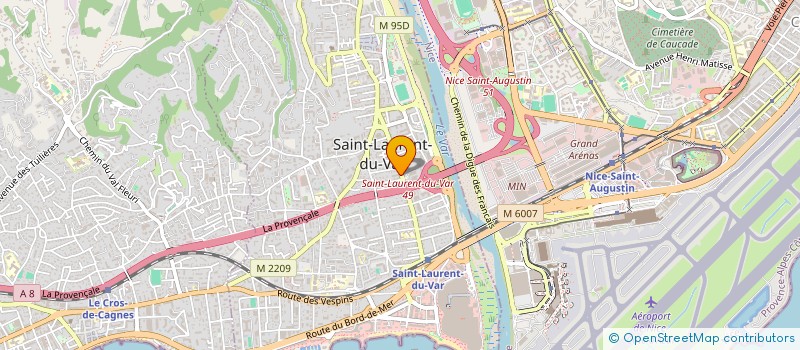 localisation de l'entreprise SOCIETE MEDITERRANEENNE DES TECHNIQUES à SAINT-LAURENT-DU-VAR