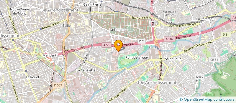 localisation de l'entreprise SOCIETE MEDITERRANEENNE DES TIMBRES ET DES TELESCRIPTEURS à MARSEILLE
