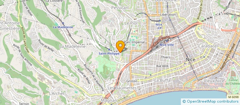 localisation de l'entreprise SOCIETE MEDITERRANEENNE DU BATIMENT à NICE