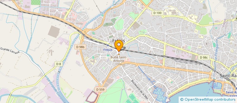 localisation de l'entreprise SOCIETE MEDITERRANEENNE TAXI-FRET à FREJUS