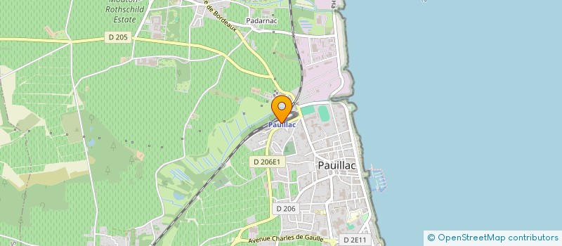 localisation de l'entreprise SOCIETE MEDOCAINE DE TRAVAUX VITICOLES à PAUILLAC
