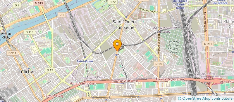 localisation de l'entreprise SOCIETE MEHOUBI à SAINT-OUEN-SUR-SEINE
