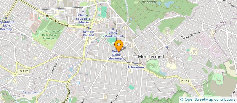 localisation de l'entreprise SOCIETE MEKHANE DISTRIBUTION à MONTFERMEIL