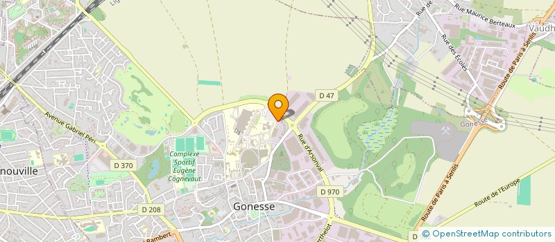 localisation de l'entreprise SOCIETE MELDY à GONESSE