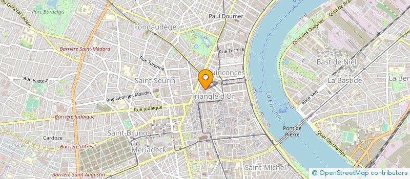 localisation de l'entreprise SOCIETE MELTEX à BORDEAUX
