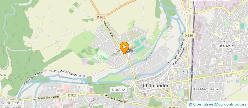 localisation de l'entreprise SOCIETE MENEGALDO ET THIBAULT à CHATEAUDUN