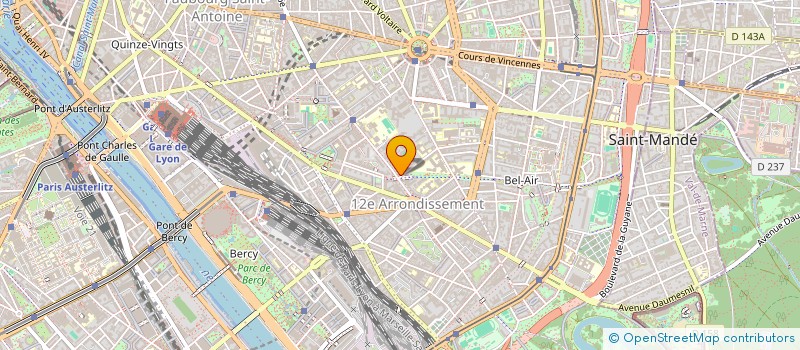 localisation de l'entreprise SOCIETE MENIA  PARIS