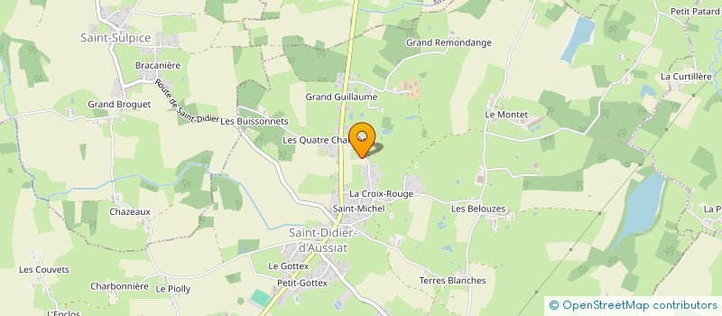 localisation de l'entreprise SOCIETE MENUISERIE G P  SAINT-DIDIER-D'AUSSIAT