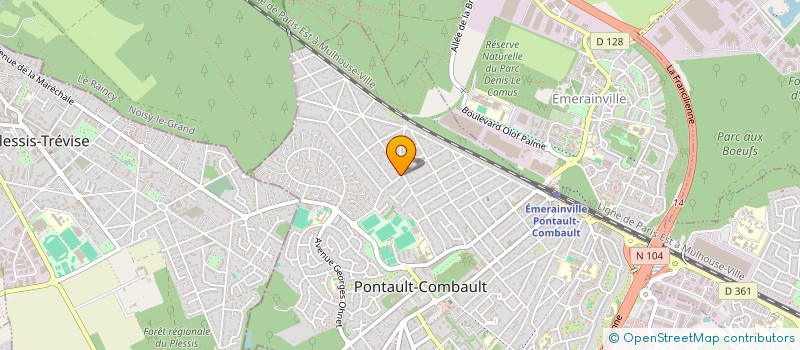 localisation de l'entreprise SOCIETE MENUISERIE GOUPILLON à PONTAULT-COMBAULT