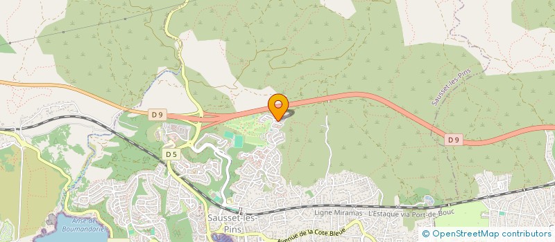 localisation de l'entreprise SOCIETE MENUISERIES METALLIQUES  SAUSSET-LES-PINS