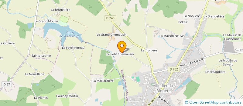 localisation de l'entreprise SOCIETE MERIAU à SEVREMOINE