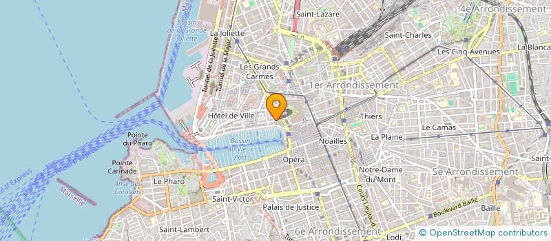 localisation de l'entreprise SOCIETE MERIDIONALE D'INVESTISSEMENT ET DE GESTION. à MARSEILLE