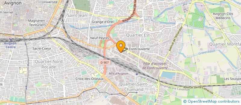 localisation de l'entreprise SOCIETE MERIDIONALE DE CAFE à AVIGNON