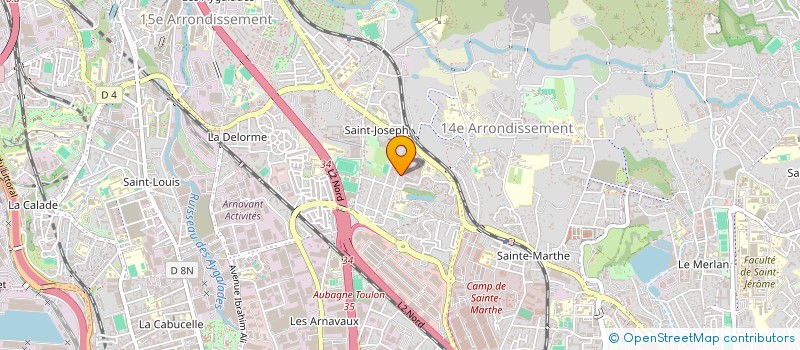 localisation de l'entreprise SOCIETE MERIDIONALE DE CHAUFFAGE ET DE CLIMATISATION SOMEDEC à MARSEILLE