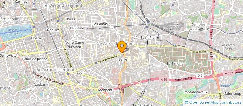 localisation de l'entreprise SOCIETE MERIDIONALE DE GESTION D'EXPERTISE COMPTABLE ET DE COMMISSARIAT AUX COMPTES à MARSEILLE