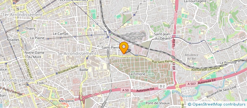 localisation de l'entreprise SOCIETE MERIDIONALE DE MOQUETTES à MARSEILLE