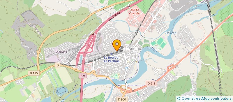 localisation de l'entreprise SOCIETE MERIDIONALE DE TRANSIT à LE BOULOU