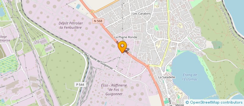 localisation de l'entreprise SOCIETE MERIDIONALE DE TRANSPORTS à FOS-SUR-MER