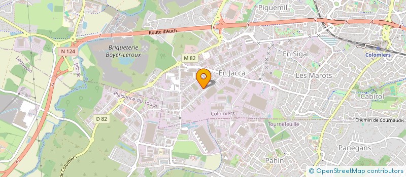 localisation de l'entreprise SOCIETE MERIDIONALE DE TRAVAUX PUBLICS à COLOMIERS