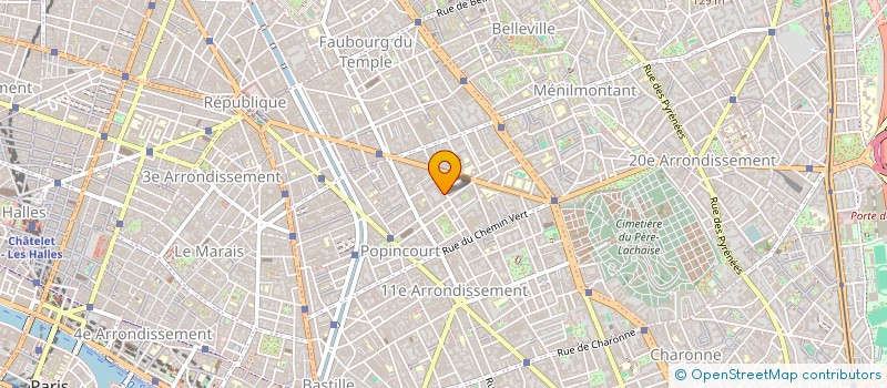 localisation de l'entreprise SOCIETE MESSABAT  PARIS