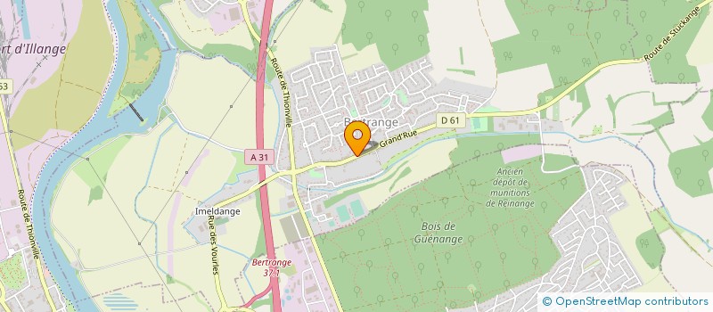 localisation de l'entreprise SOCIETE METAFER  BERTRANGE