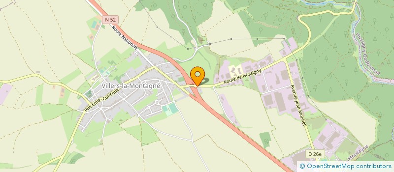 localisation de l'entreprise SOCIETE METALLIQUE AUDUNOISE à VILLERS-LA-MONTAGNE
