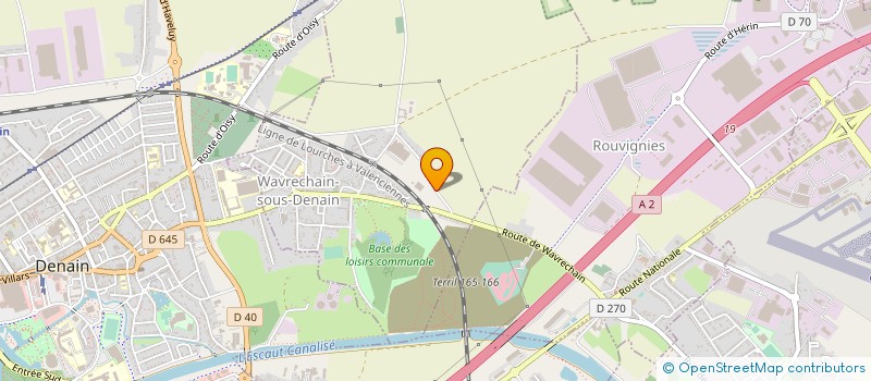 localisation de l'entreprise SOCIETE METALLIQUE VALENCIENNOISE à WAVRECHAIN-SOUS-DENAIN